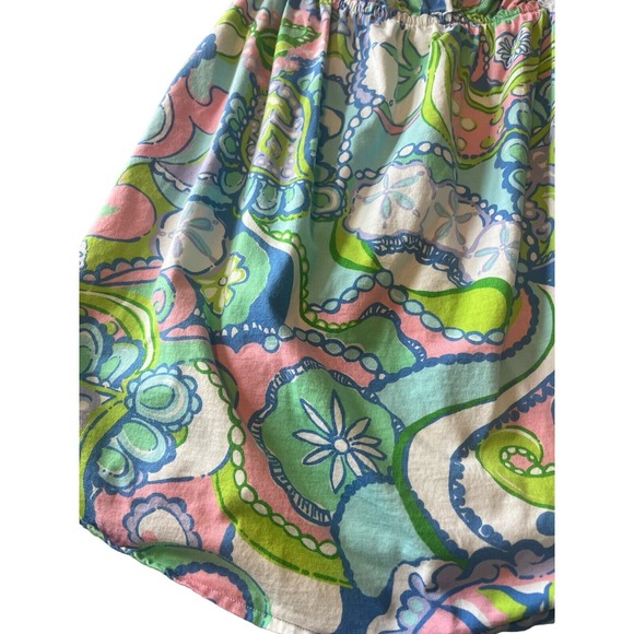 Lilly‎ Pulitzer Windsor Multi Conch Republic Strapless Dress Small GUC - Picture 3 of 7